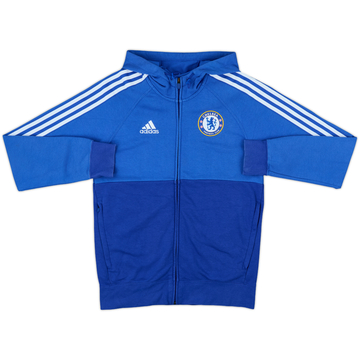 2014-15 Chelsea adidas Hooded Track Jacket - 8/10 - (S)