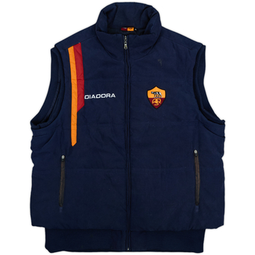 2004-05 Roma Diadora Padded Gilet - 6/10 - (M)
