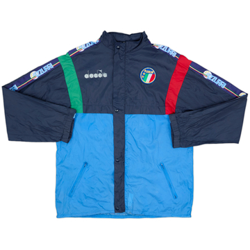1990-92 Italy Diadora Hooded Track Jacket - 5/10 - (L)