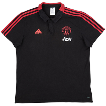 2018-19 Manchester United adidas Polo Shirt - 9/10 - (XL)