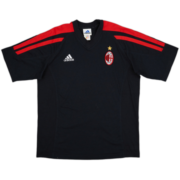 2001-02 AC Milan adidas Cotton Tee - 8/10 - (L)