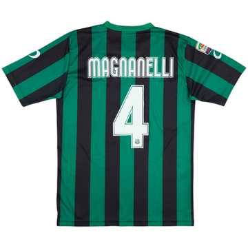 2013-14 Sassuolo Home Shirt Magnanelli #4 - 6/10 - (XL)