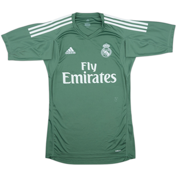 2017-18 Real Madrid GK S/S Shirt - 8/10 - (XS)