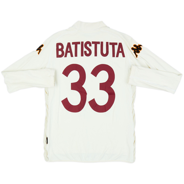 2002-03 Roma Away L/S Shirt Batistuta #33 - 6/10 - (L)