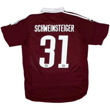 2006-07 Bayern Munich CL Shirt Schweinsteiger #31 - 7/10 - (S)