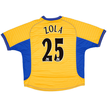 2000-01 Chelsea Away Shirt Zola #25 - 8/10 - (XXL)