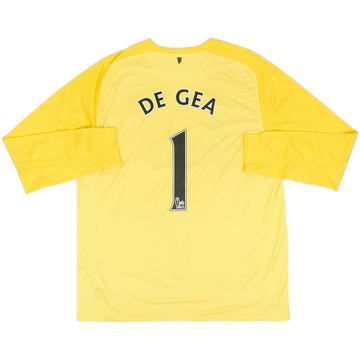 2013-14 Manchester United GK Shirt De Gea #1 - 8/10 - (XL)