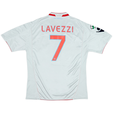 2009-10 Napoli Away Shirt Lavezzi #7 - 7/10 - (XXL)