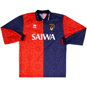 1992-93 Genoa Match Issue Home L/S Shirt #7