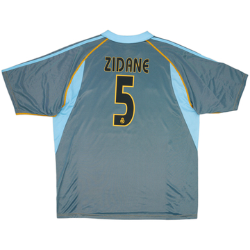 2003-04 Real Madrid Third Shirt Zidane #5 (XL)