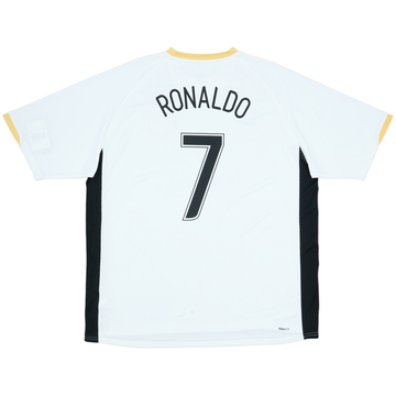 2006-08 Manchester United Away Shirt Ronaldo #7 (XXL)