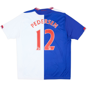 2009-10 Blackburn Home Shirt Pedersen #12 - 8/10 - (XL)