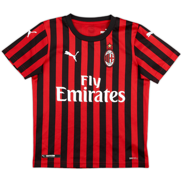 2019-20 AC Milan Home Shirt - 6/10 - (7-8 Years)