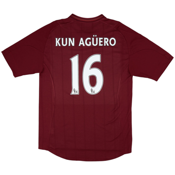 2012-13 Manchester City Away Shirt Kun Aguero #16 - 8/10 - (XL)
