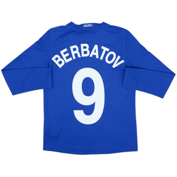 2008-09 Manchester United Third L/S Shirt Berbatov #9 - 6/10 - (10-12 Years)