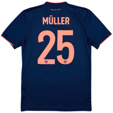 2019-20 Bayern Munich Third Shirt Muller #25 - 9/10 - (S)