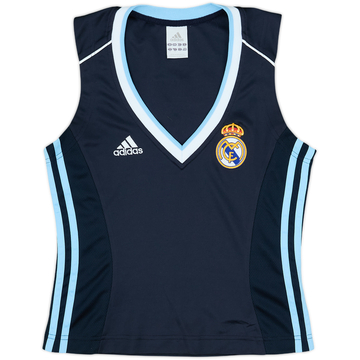 2003-04 Real Madrid adidas Cropped Vest Shirt #7 - 9/10 - (Women's M)