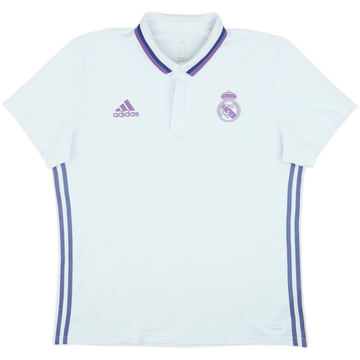 2016-17 Real Madrid adidas Polo Shirt - 6/10 - (XL)