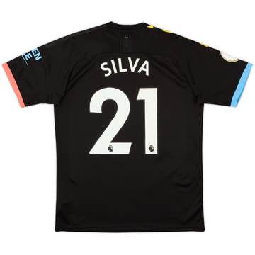 2019-20 Manchester City Away Shirt Silva #21 - 4/10 - (M)