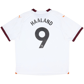 2023-24 Manchester City Away Shirt Haaland #9 - 8/10 - (XXL)