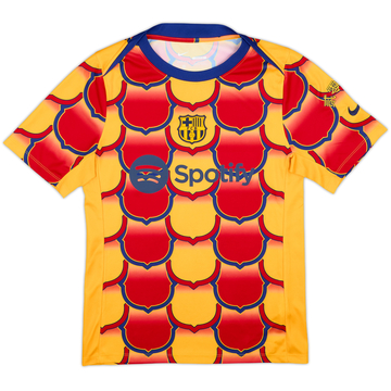 2023-24 Barcelona Nike Lunar New Year Pre-Match Training Shirt - 9/10 - (S)