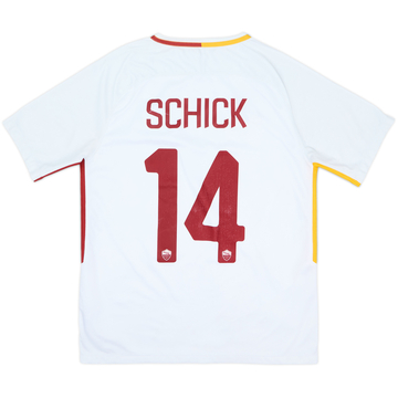 2017-18 Roma Away Shirt Schick #14 - 6/10 - (M)