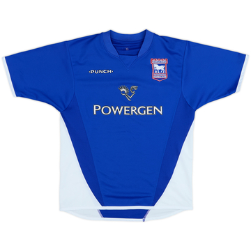 2003-05 Ipswich Home Shirt - 8/10 - (9-10 Years)