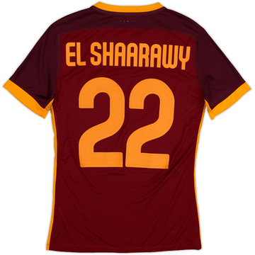 2015-16 Roma Authentic Home Shirt El Shaarawy #22 - 9/10 - (S)