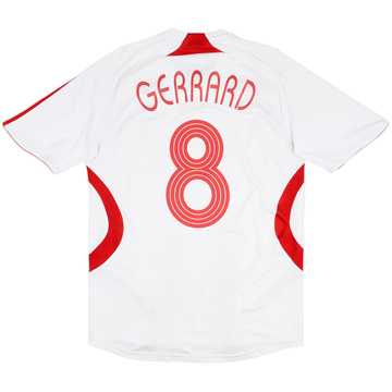 2007-08 Liverpool Away Shirt Gerrard #8 - 5/10 - (S)