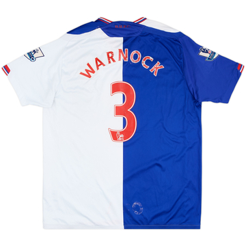2009-10 Blackburn Home Shirt Warnock #3 - 5/10 - (XL)