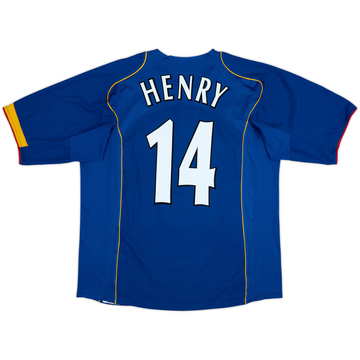 2004-06 Arsenal Away Shirt Henry #14 - 8/10 - (XL)