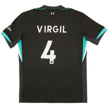 2024-25 Liverpool Away Shirt Virgil #4 - 8/10 - (13-15 Years)