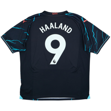 2023-24 Manchester City Third Shirt Haaland #9 - 10/10 - (XL)