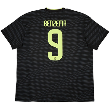 2022-23 Real Madrid Third Shirt Benzema #9 - 8/10 - (XXL)