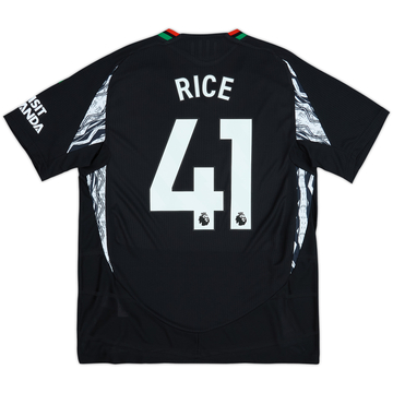 2024-25 Arsenal Authentic Away Shirt Rice #41 - 10/10 - (L)