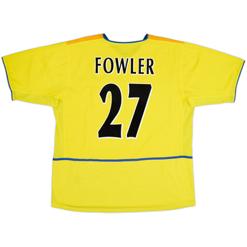 2002-03 Leeds United Away Shirt Fowler #27 - 8/10 - (XXL)