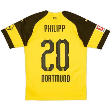 2018-19 Borussia Dortmund Home Shirt Philipp #20 - 6/10 - (M)