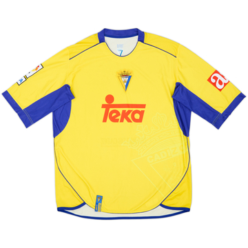 2007-08 Cadiz Home Shirt - 8/10 - (L)