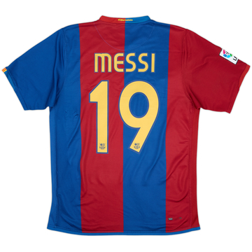 2006-07 Barcelona Home Shirt Messi #19 - 6/10 - (M)