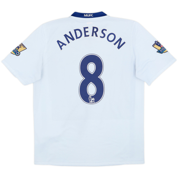 2008-10 Manchester United Away Shirt Anderson #8 - 3/10 - (S)
