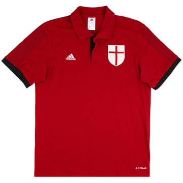 2014-15 AC Milan adidas Polo Shirt - 9/10 - (M)