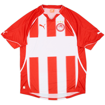 2010-11 Olympiakos Home Shirt - 9/10 - (L)