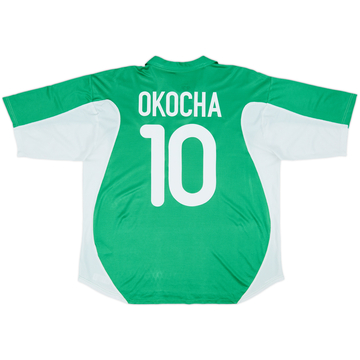 2000-01 Nigeria Home Shirt Okocha #10 - 7/10 - (XL)