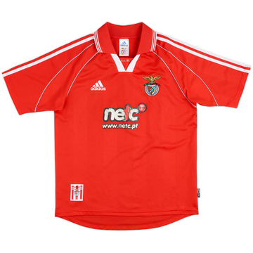 2000-01 Benfica Home Shirt - 5/10 - (15-16 Years)