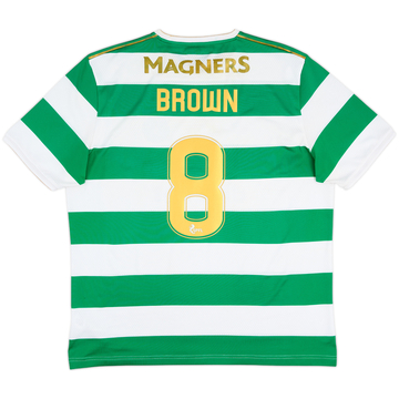 2017-18 Celtic Lisbon Lions 50th Anniversary Home Shirt Brown #8 - 5/10 - (XL)