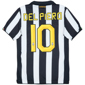2010-11 Juventus Home Shirt Del Piero #10 - 8/10 - (S)