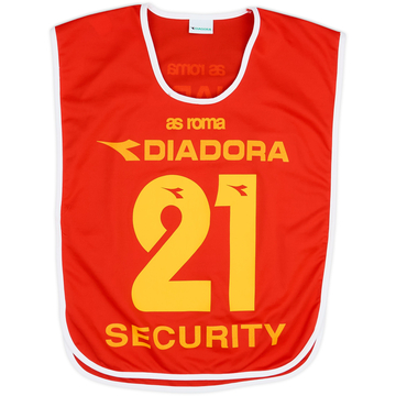 1999-00 Roma Staff Issue Diadora Training Bib #21 - 8/10 - (One Size)