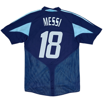 2004-05 Argentina Away Shirt Messi #18 - 6/10 - (M)
