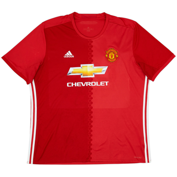 2016-17 Manchester United Home Shirt - 5/10 - (XXL)