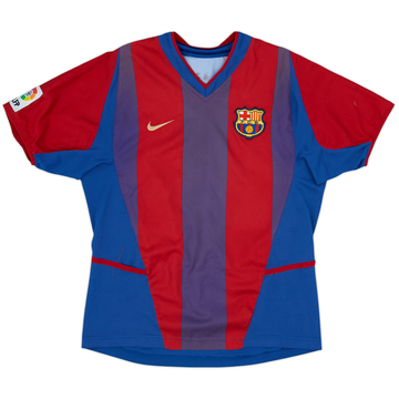 2002-03 Barcelona Home Shirt - 6/10 - (13-14 Years)